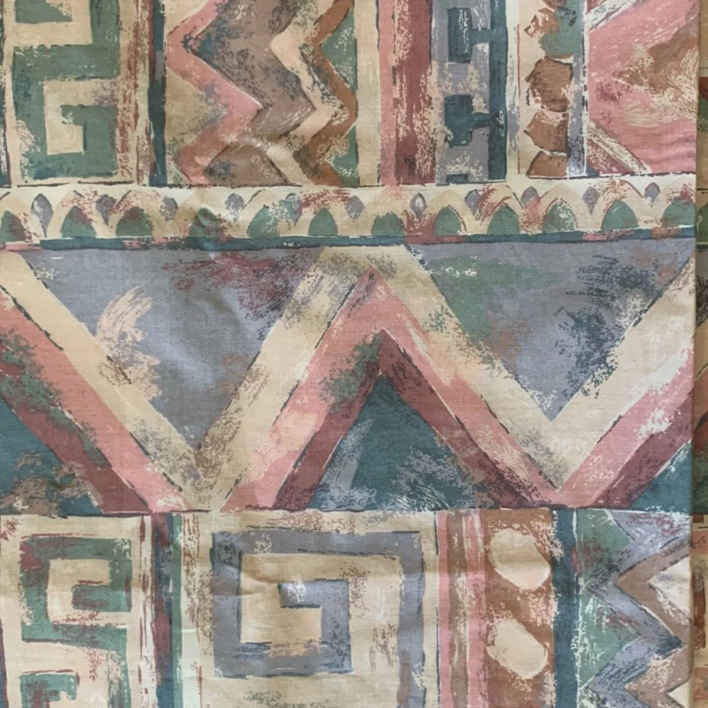 Pillow shams, bed skirt and window valance - 80’s vintage - Picture 7 of 8